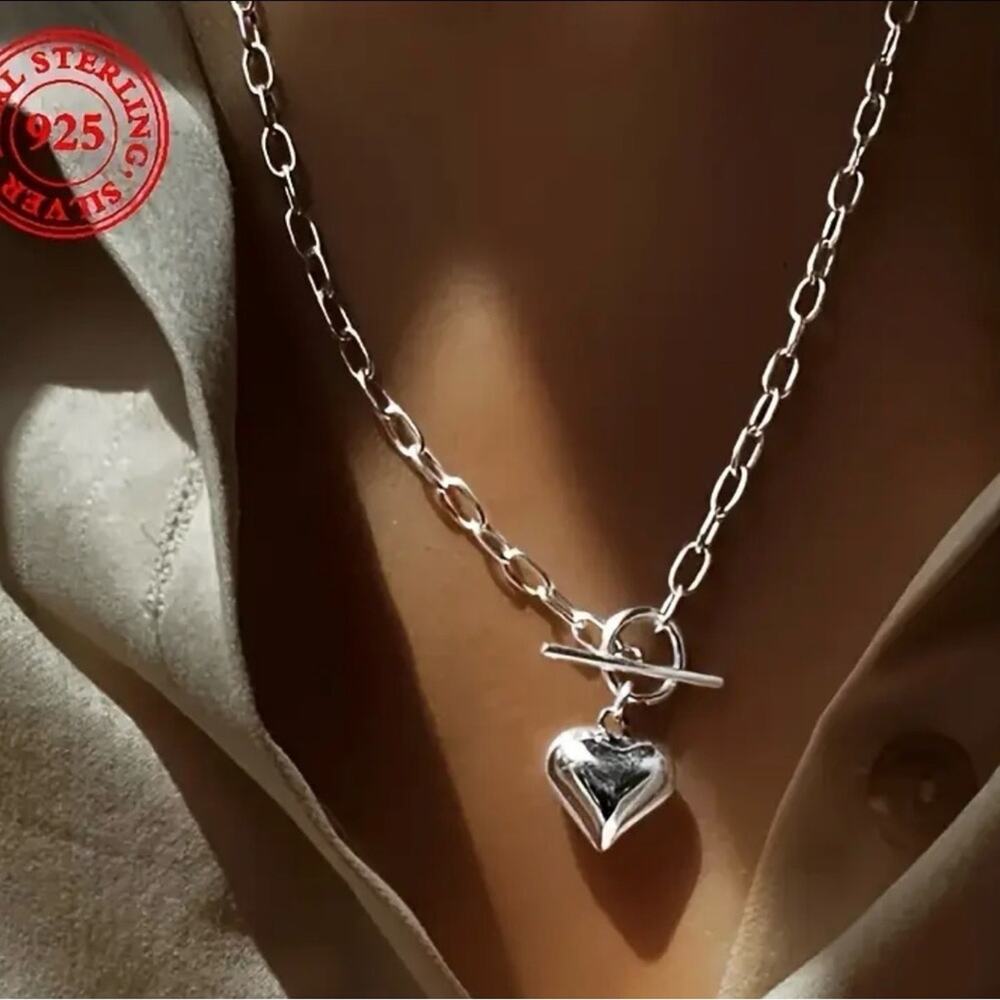 Heart Chain Pendent Necklace